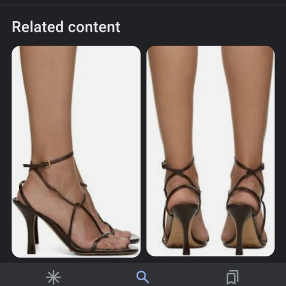 Bottega Veneta Stretch Barely There Sandal Strappy Heels Womens EU 39 - Picture 4 of 14